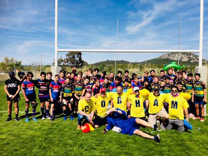U14s rugby trip to France